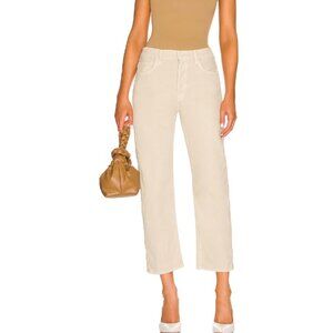 Mother Denim Ditcher Crop in Chalk it Up